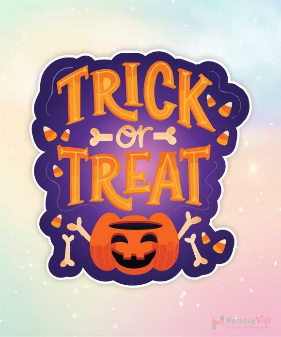 Hashtag cầm tay Halloween