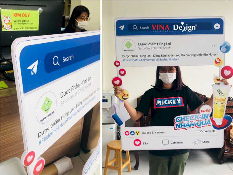 Khung check in facebook