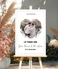 Bảng tên đám cưới Quốc Thanh - Thu Hiền