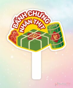 Hashtag Tết bánh chưng nhân thịt