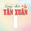 Hashtag cầm tay cung chúc tân xuân