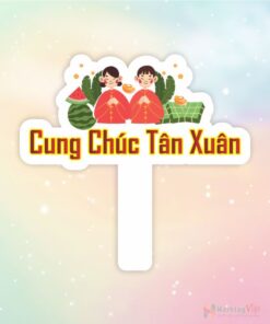 Hashtag cầm tay cung chúc tân xuân
