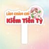 Hashtag cầm tay làm chăm chỉ kiếm tiền tỷ