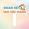 Hashtag cầm tay đoàn kết tạo sức mạnh