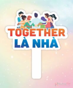 Hashtag cầm tay together là nhà