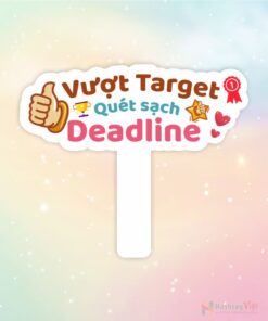 Hashtag cầm tay vượt target quét sạch deadline