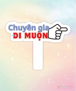 Hashtag cầm tay chuyên gia đi muộn