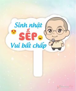 Hashtag cầm tay sinh nhật Sếp