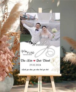 Bảng cổng cưới Thu Hiền - Quốc Thành