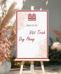 Bảng cổng cưới Việt Trinh - Duy Phong