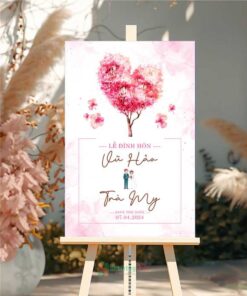 Bảng tên đám cưới Vũ Hảo - Trà My