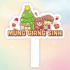 Hashtag cầm tay mừng giáng sinh