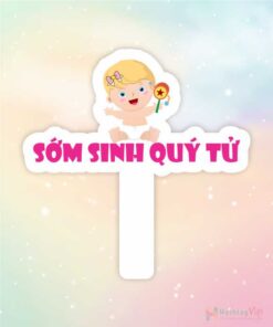 Hashtag cầm tay sớm sinh quý tử