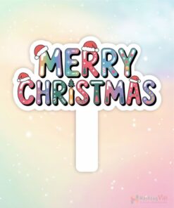 Hashtag cầm tay Merry Christmas
