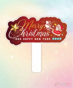 Hashtag merry christmas and happy new year