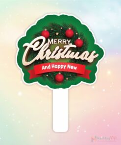 Hashtag merry christmas and happy new year
