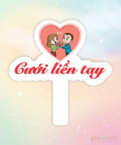 Hashtag cầm tay cưới liền tay