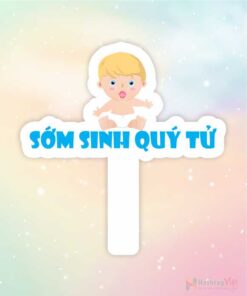 Hashtag cầm tay sớm sinh quý tử