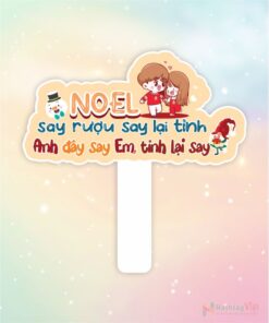 Hashtag cầm tay Noel và tình yêu