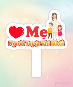 Hashtag cầm tay cả nhà yêu mẹ