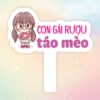 Hashtag cầm tay con gái rượu táo mèo