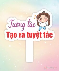 Hashtag cầm tay tương tác tạo ra tuyệt tác