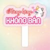 Hashtag cầm tay hàng tặng không bán