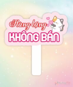 Hashtag cầm tay hàng tặng không bán
