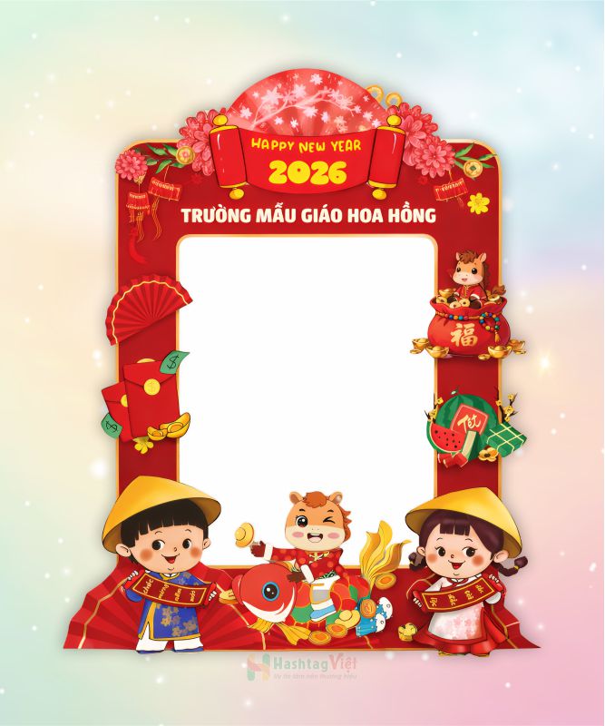 Khung check in Tết