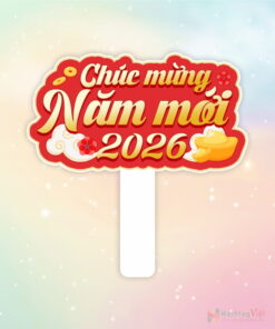 Hashtag cầm tay chúc mừng năm mới