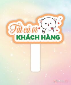 Hashtag cầm tay tất cả vì khách hàng