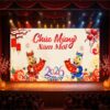 Background chúc mừng năm mới