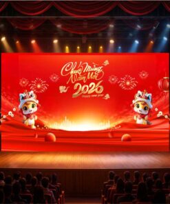 Backdrop Chúc Mừng Năm Mới