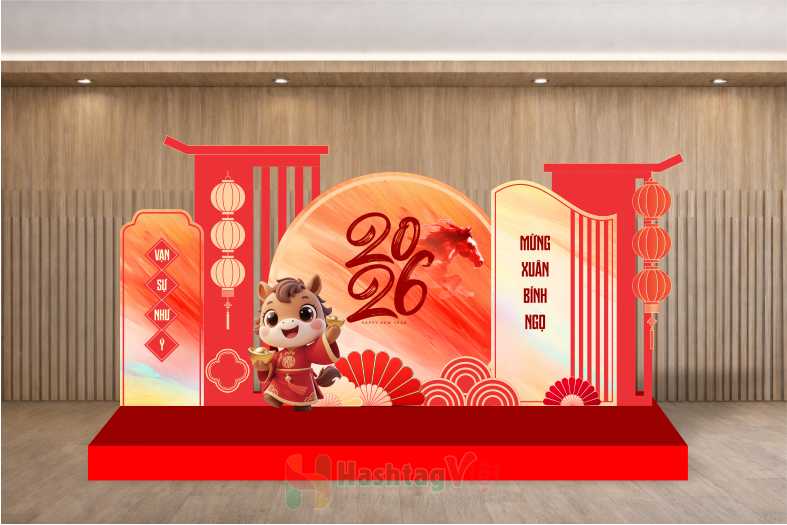 Khung check in Tết