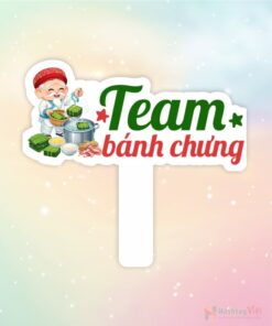 Hashtag cầm tay team bánh tét