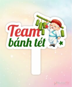 Hashtag cầm tay team bánh tét