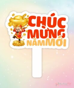 Hashtag cầm tay chúc mừng năm mới