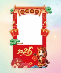Khung check in tết