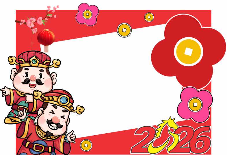 Mẫu khung check in Tết đẹp