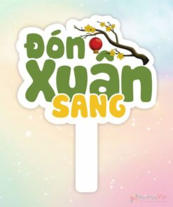 Hashtag cầm tay đón xuân sang