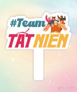 Hashtag cầm tay team tất niên
