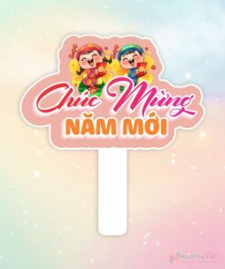 Hashtag cầm tay chúc mừng năm mới