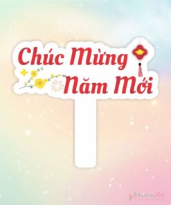 Hashtag cầm tay chúc mừng năm mới