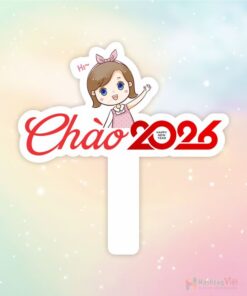 Hashtag cầm tay Chào Xuân 2026