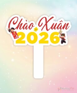 Hashtag cầm tay Chào Xuân 2026