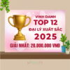 Bảng vinh danh đại lý xuất sắc