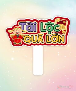 Hashtag cầm tay tài lộc quá lớn