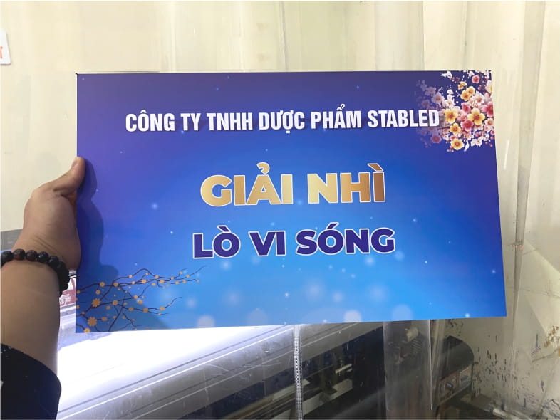 Bảng trao giải thưởng