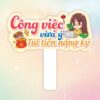 Hashtag cầm tay công việc vừa ý túi tiền nặng ký