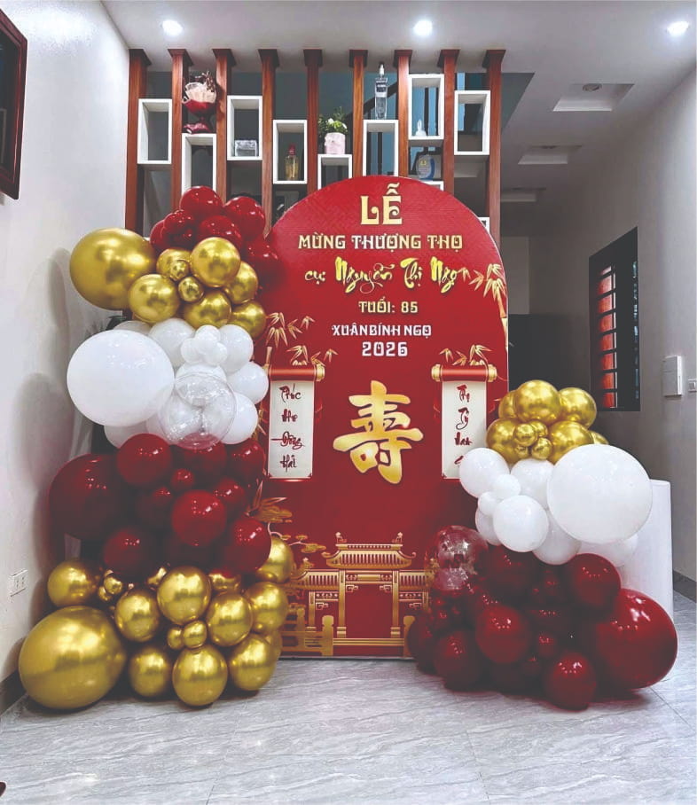 Decor mừng thọ